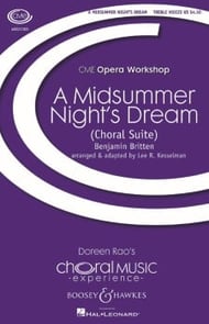 A Midsummer Night's Dream SSA Choral Score cover